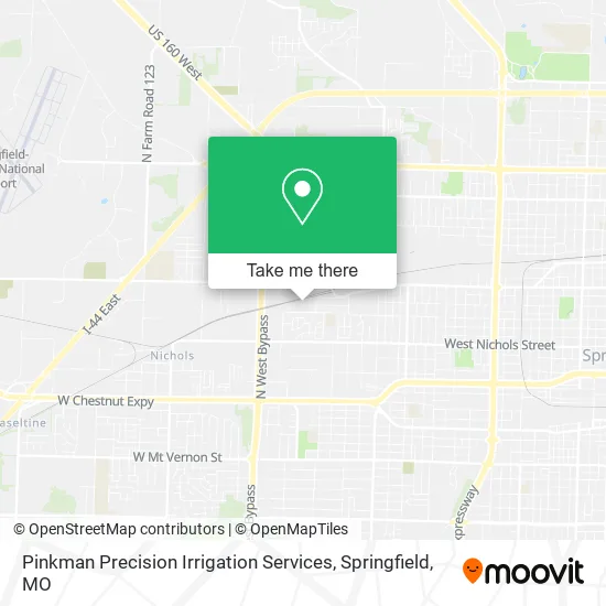 Mapa de Pinkman Precision Irrigation Services