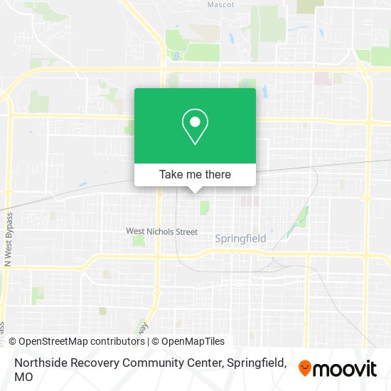Mapa de Northside Recovery Community Center