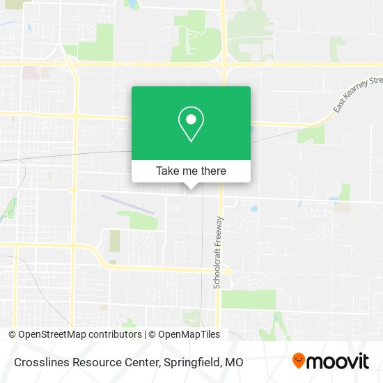 Crosslines Resource Center map