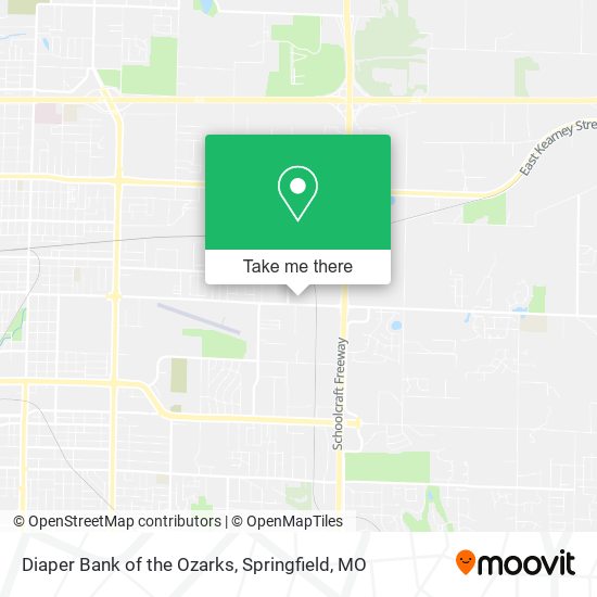 Mapa de Diaper Bank of the Ozarks