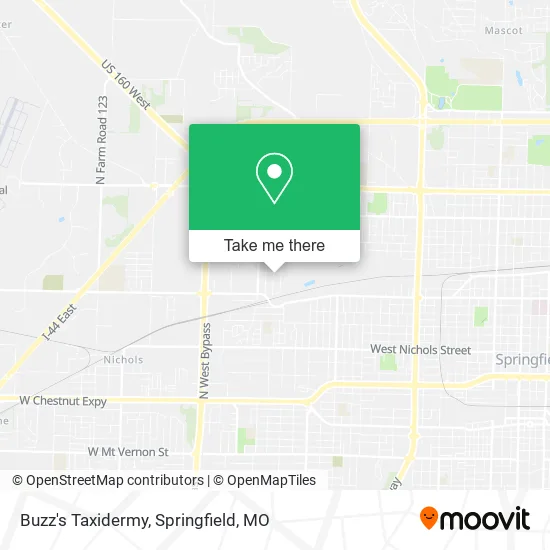 Mapa de Buzz's Taxidermy
