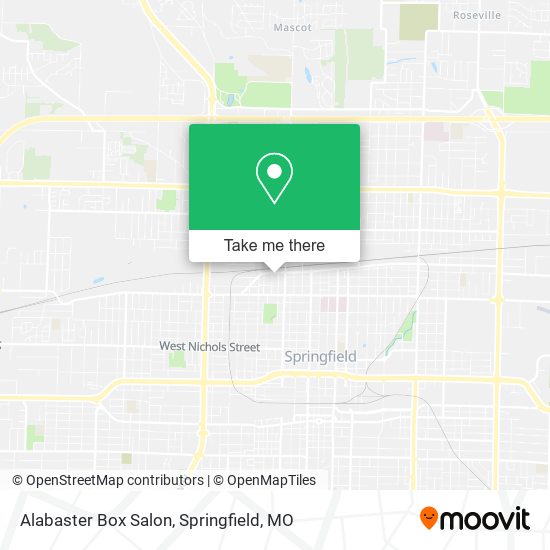 Alabaster Box Salon map