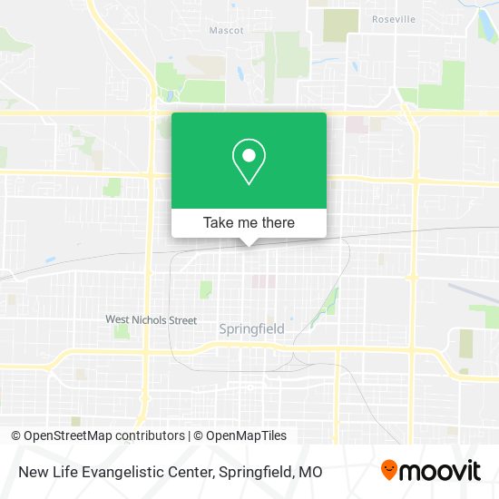 New Life Evangelistic Center map