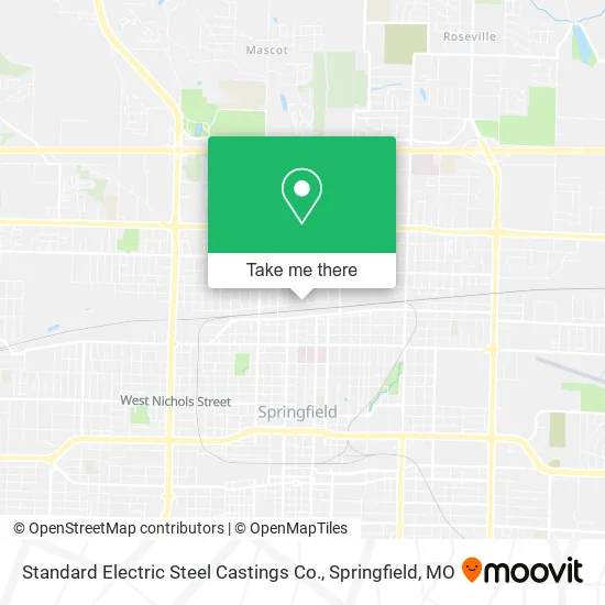Mapa de Standard Electric Steel Castings Co.