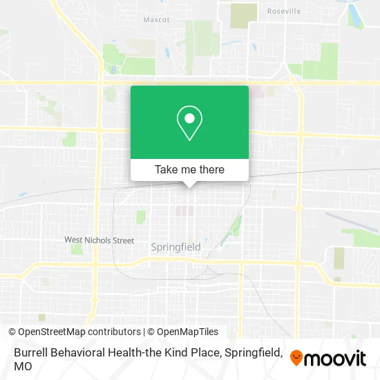 Mapa de Burrell Behavioral Health-the Kind Place