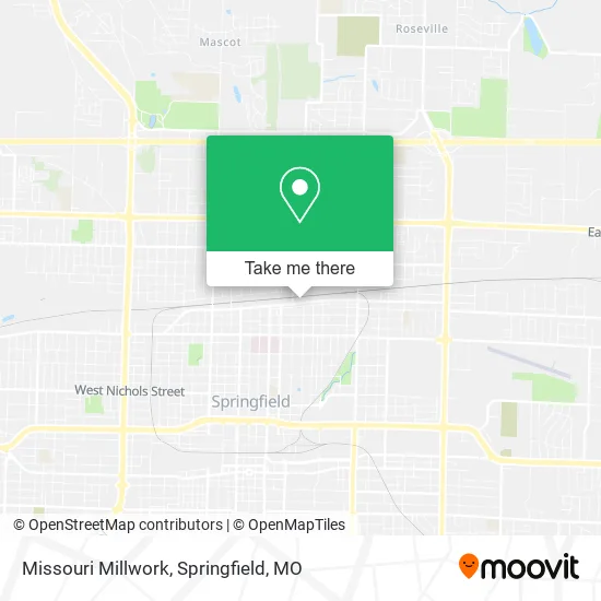 Mapa de Missouri Millwork