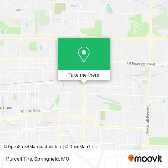 Mapa de Purcell Tire