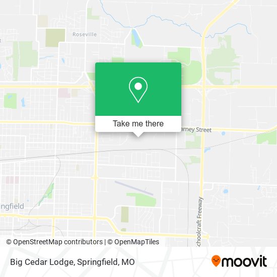 Big Cedar Lodge map