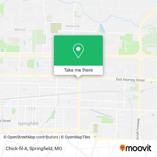 Mapa de Chick-fil-A