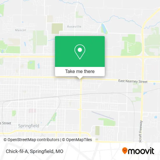 Mapa de Chick-fil-A