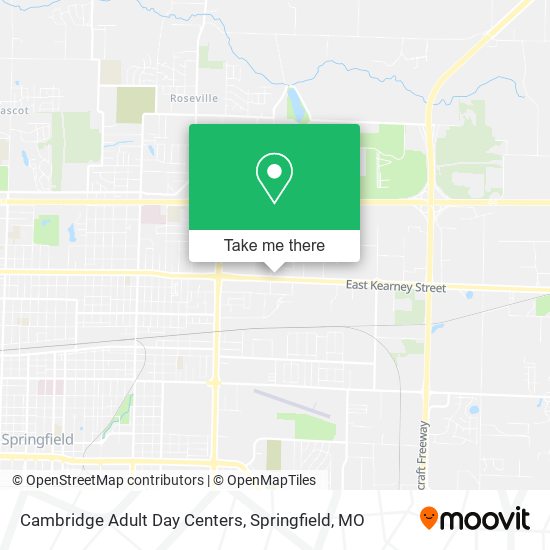 Mapa de Cambridge Adult Day Centers