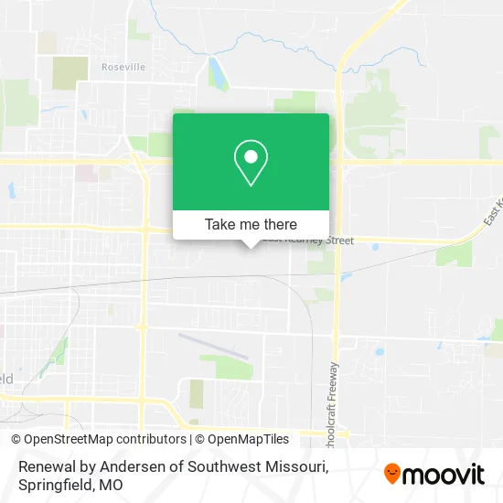 Mapa de Renewal by Andersen of Southwest Missouri