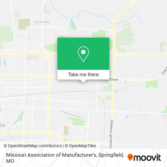 Missouri Association of Manufacturer's map