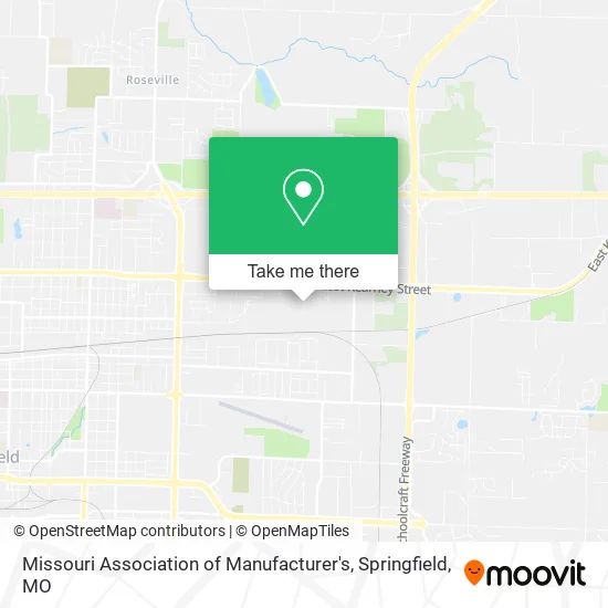 Mapa de Missouri Association of Manufacturer's