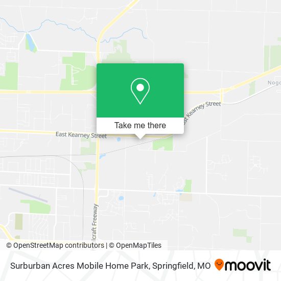 Surburban Acres Mobile Home Park map