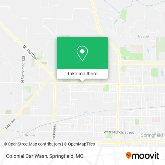 Mapa de Colonial Car Wash