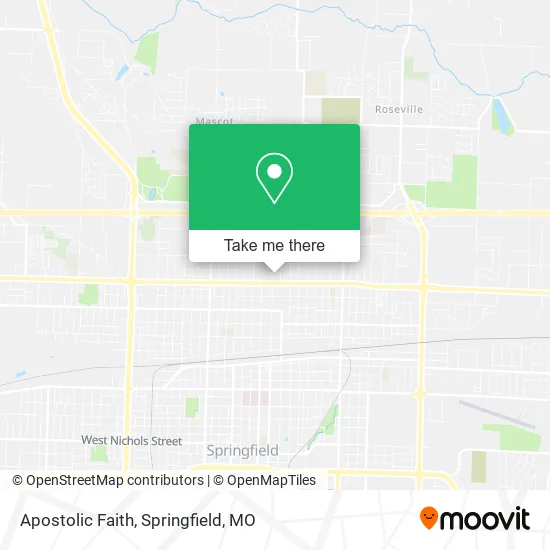 Mapa de Apostolic Faith