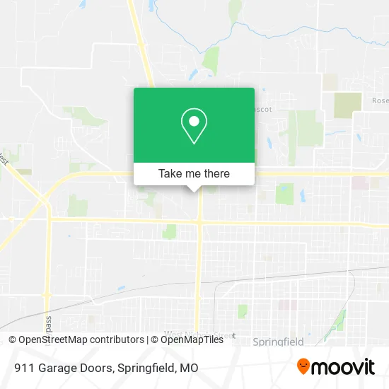911 Garage Doors map
