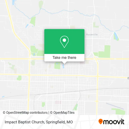Impact Baptist Church map