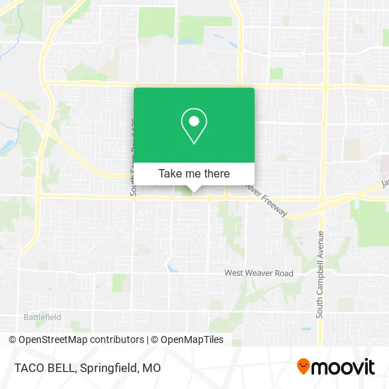 Mapa de TACO BELL