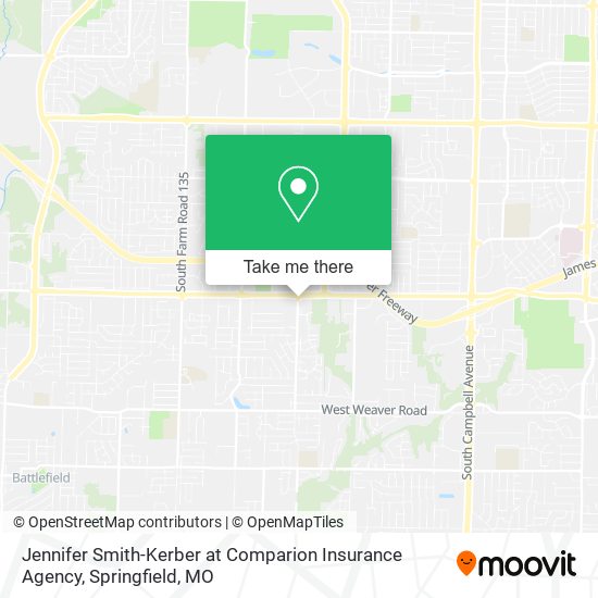 Jennifer Smith-Kerber at Comparion Insurance Agency map