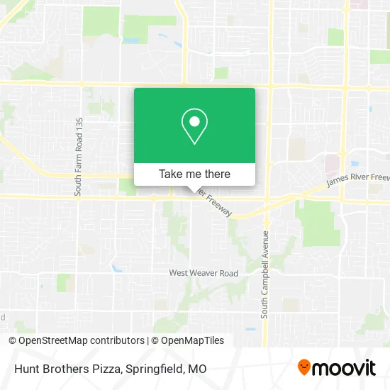Mapa de Hunt Brothers Pizza