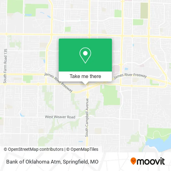 Bank of Oklahoma Atm map