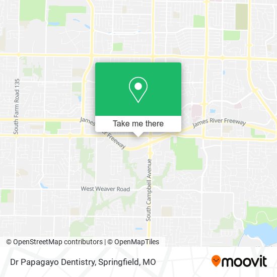 Dr Papagayo Dentistry map