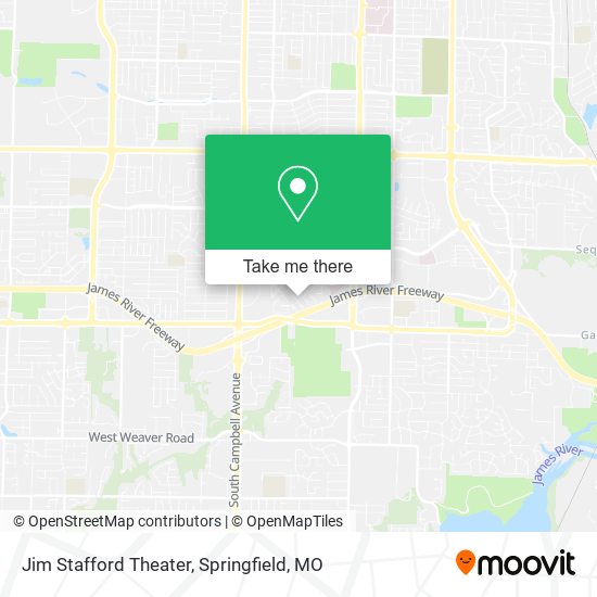 Jim Stafford Theater map