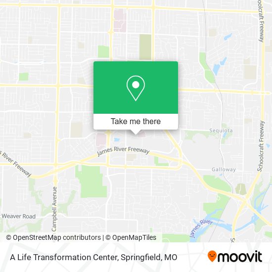 A Life Transformation Center map