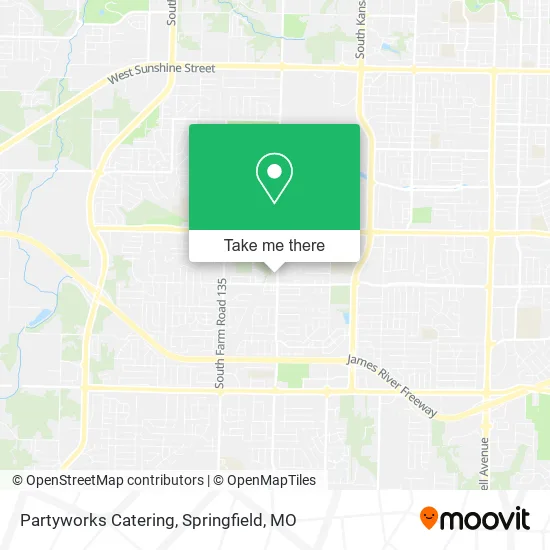 Mapa de Partyworks Catering