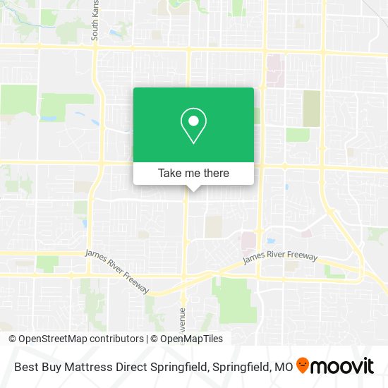 Mapa de Best Buy Mattress Direct Springfield