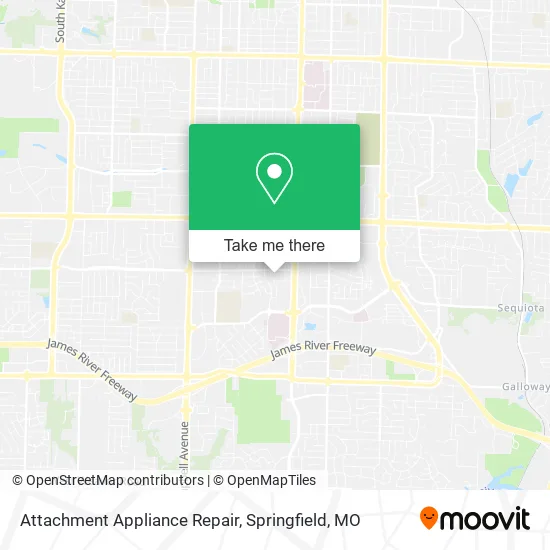 Mapa de Attachment Appliance Repair