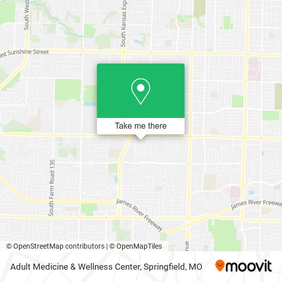 Mapa de Adult Medicine & Wellness Center