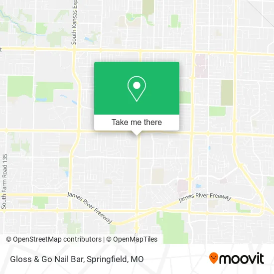 Mapa de Gloss & Go Nail Bar