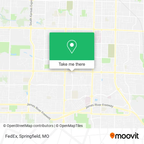 Mapa de FedEx