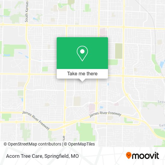 Acorn Tree Care map