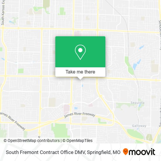 Mapa de South Fremont Contract Office DMV