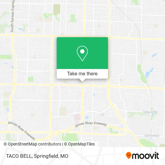 Mapa de TACO BELL