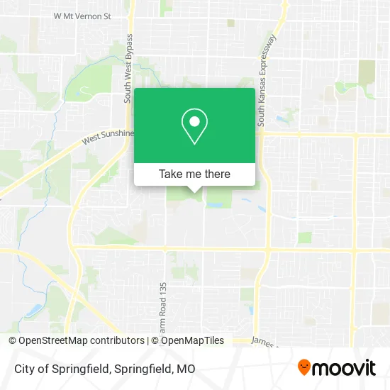 City of Springfield map