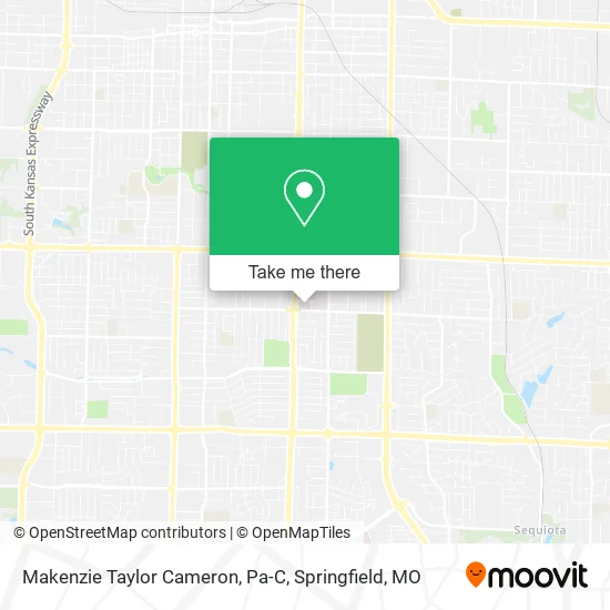 Mapa de Makenzie Taylor Cameron, Pa-C