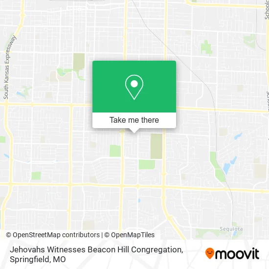 Mapa de Jehovahs Witnesses Beacon Hill Congregation