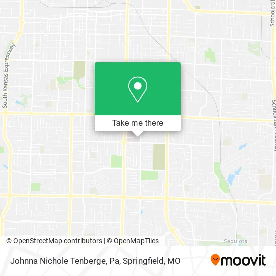 Mapa de Johnna Nichole Tenberge, Pa
