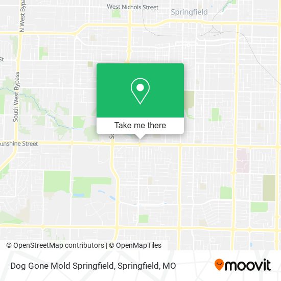 Dog Gone Mold Springfield map