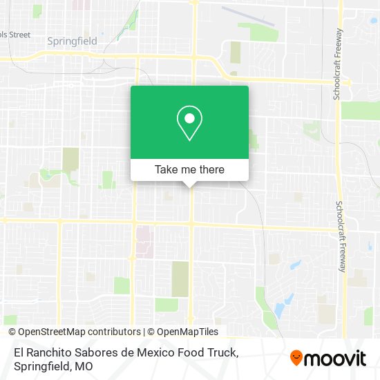El Ranchito Sabores de Mexico Food Truck map