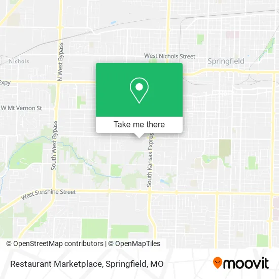 Mapa de Restaurant Marketplace