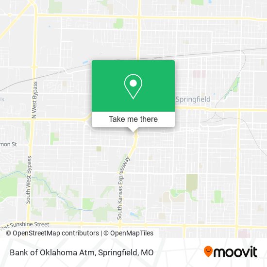 Bank of Oklahoma Atm map