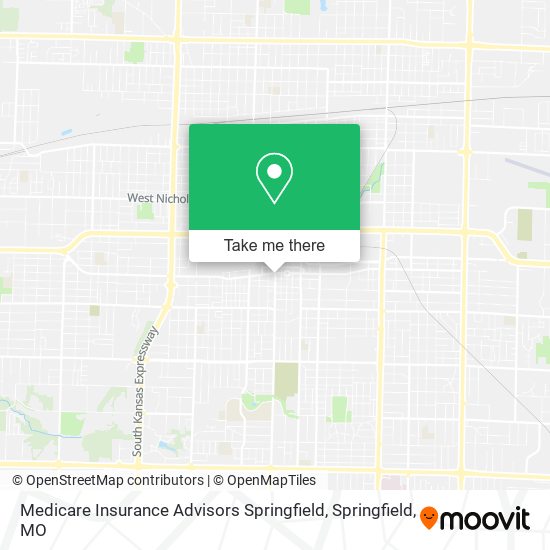 Medicare Insurance Advisors Springfield map