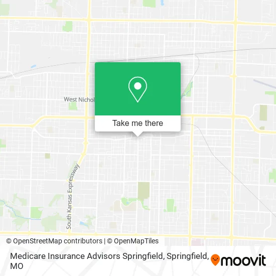 Mapa de Medicare Insurance Advisors Springfield