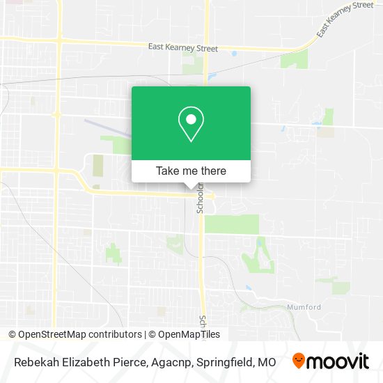 Mapa de Rebekah Elizabeth Pierce, Agacnp